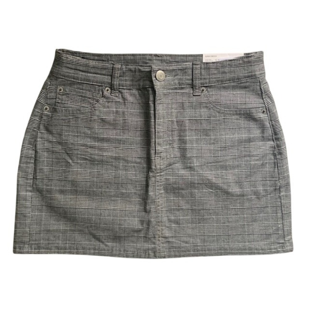 NWT American Eagle Plaid Mini Skirt 6 High Rise Stretch Preppy Y2K Academia